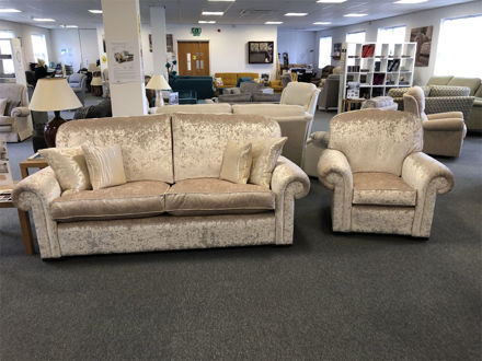 Picture of Winchester 3 Seater Sofa and Chair  in Senso 1174
