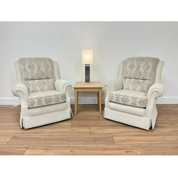 Picture of 2 Sorrento Chairs in Ross 13405 / 13425 Fabric