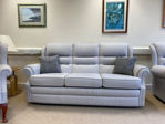 Picture of Langfield 3 Seater, Chair, Erringdon Chair and Pouffe in Homespun Dove Fabric