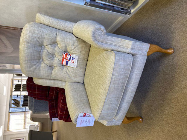 Picture of Hebden Chair in Hawes Natural Fabric
