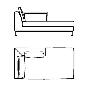 Picture of Mode 2.5 Seater Chaise - No. 23