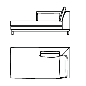 Picture of Mode 2.5 Seater Chaise - No. 24